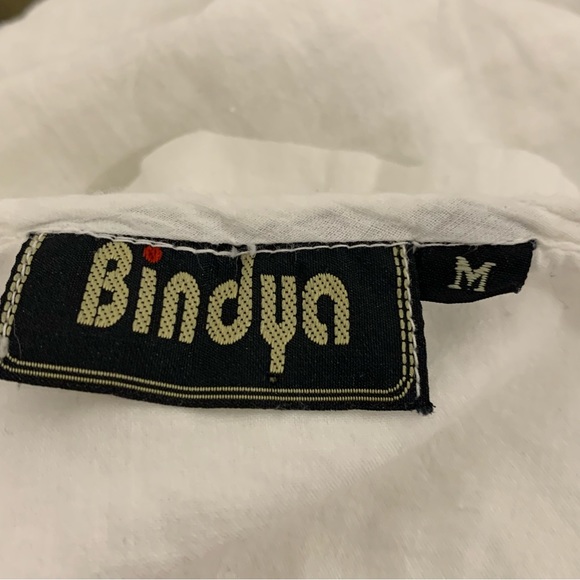 White Cropped Blouse/Shirt - Picture 4 of 6